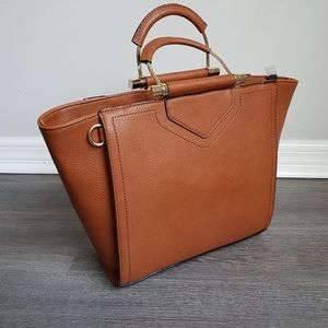 Neiman Marcus Cate Triangle Satchel Bag